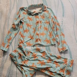 Art Class Gingerbread Flannel Pajamas, size 10/12